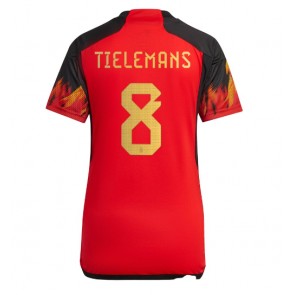 Belgien Youri Tielemans #8 Replika Hjemmebanetrøje Dame VM 2022 Kortærmet